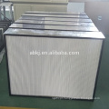 H13 class box type separator hepa filter for laminar air flow hoods